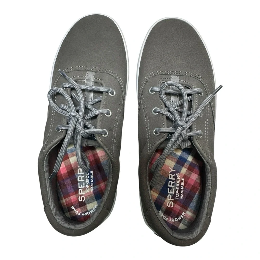 Sperry Kids Topsider Leather/Suede‎ Sneakers Size 3.5M